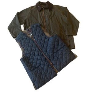 SALE! Barbour Brown Field Jacket with liner/vest and hood!